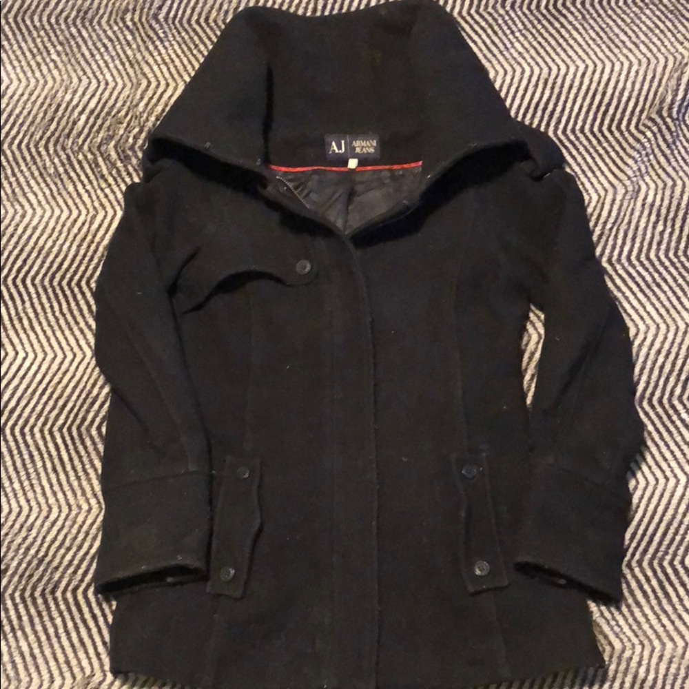 Armani pea coat